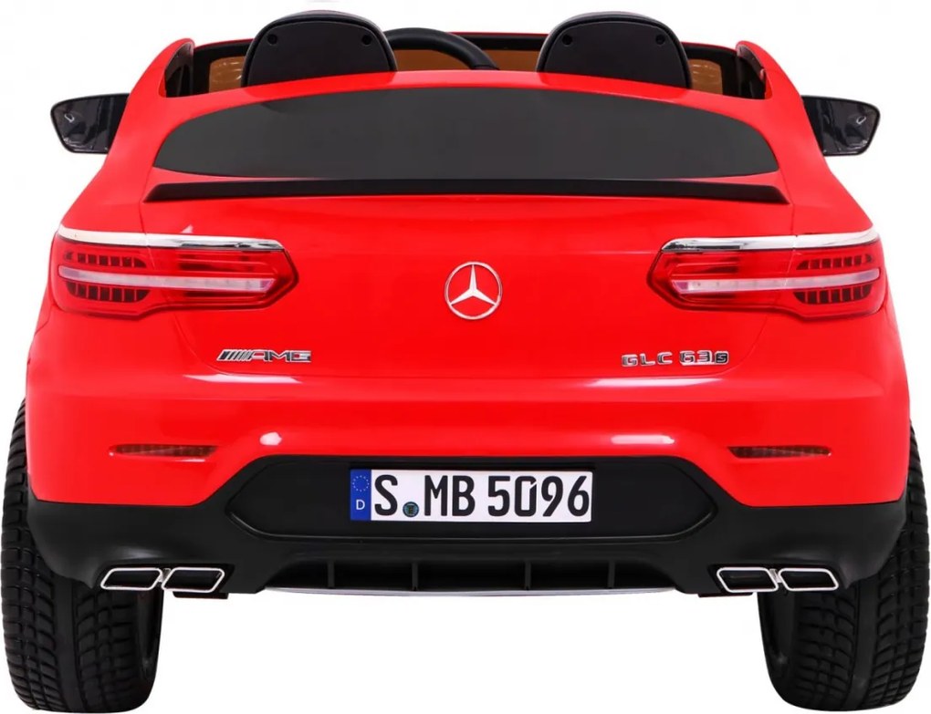 Ramiz Mercedes GLC 63S detské auto Červené SUV + pohon 4x4