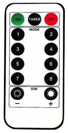 LED záves GL2004 s diaľkovým ovládaním