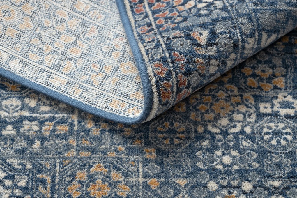 Koberec  NAIN Ornament 7708/51911 tmavomodrý