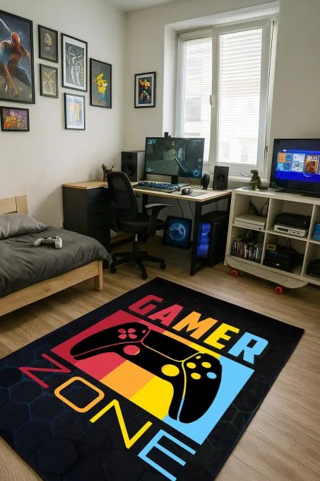 Protišmykový herný koberec Gamer Zone