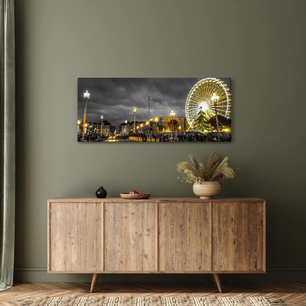Obraz ruského kolesa za šera (120x50 cm)
