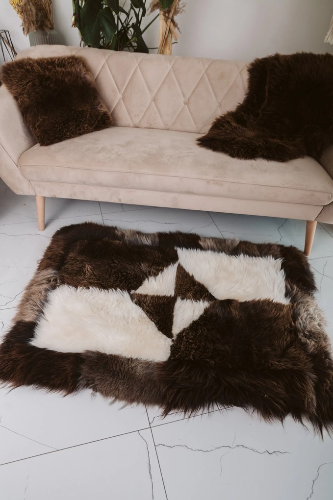 Koberec z ovčej kožušiny