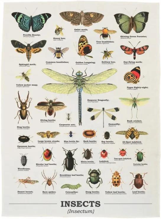 Utierka z bavlny Gift Republic Insects, 50 × 70 cm
