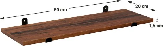 Nástenná polica LWS004KD01