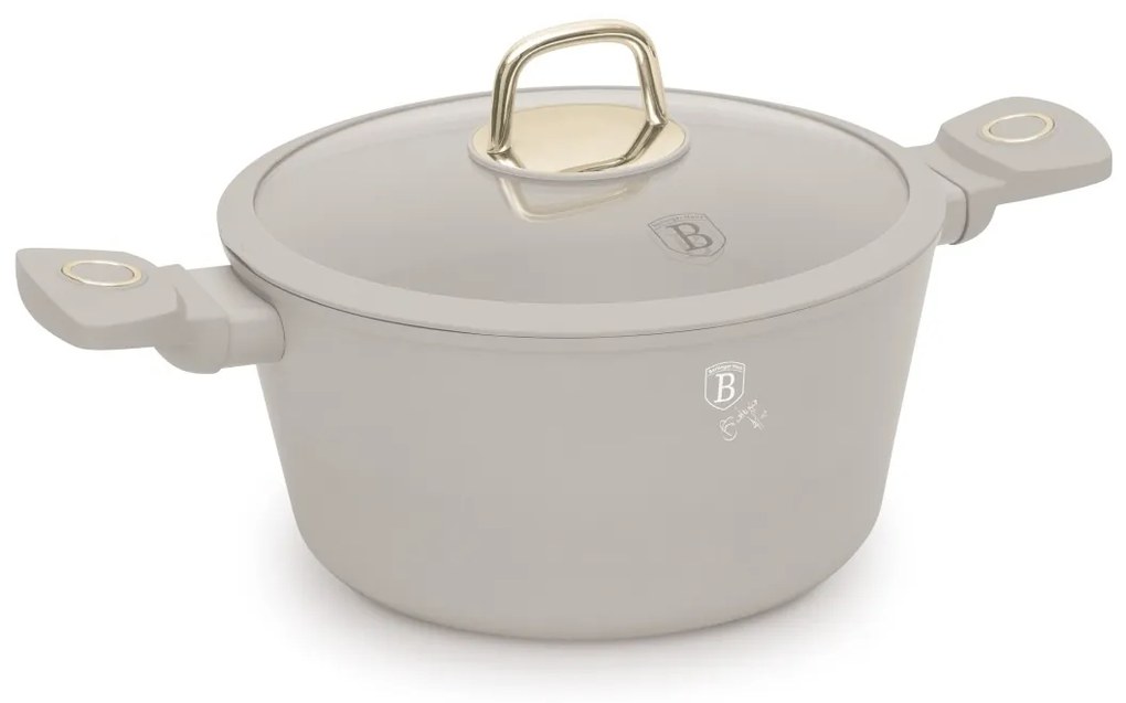 BerlingerHaus Kastról s titánovým povrchom a pokrievkou Sahara 24 cm, 24 cm