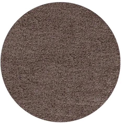 Ayyildiz koberce Kusový koberec Life Shaggy 1500 mocca kruh - 120x120 (priemer) kruh cm