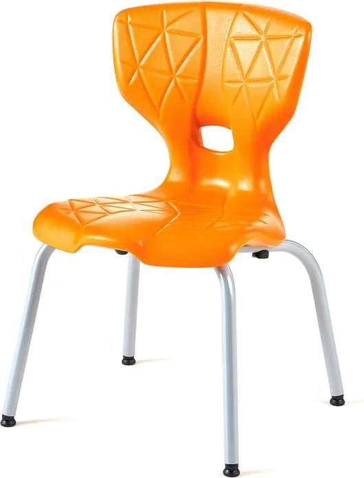 Detská stolička ALDA I, výška 350 mm, oranžová
