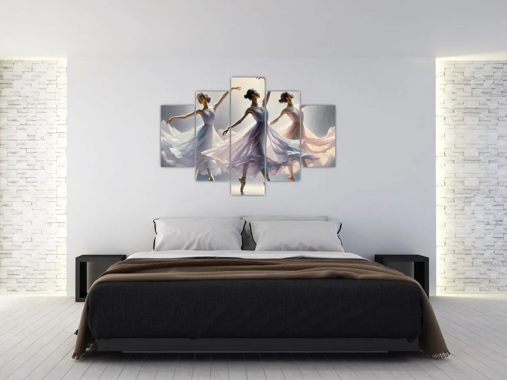 Obraz - Tri baletky (150x105 cm)