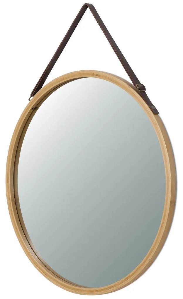 Nástenné zrkadlo B053 NAT, bambus