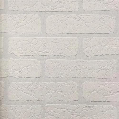 Vliesové tapety na stenu Wallton pretieratelná tehla biela 150100, rozmer 10,05 m x 0,53 m, RASCH
