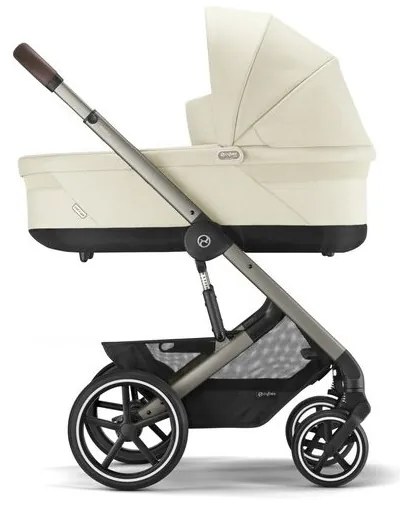 CYBEX športový kočík Balios S Lux - seashell beige (silver frame)