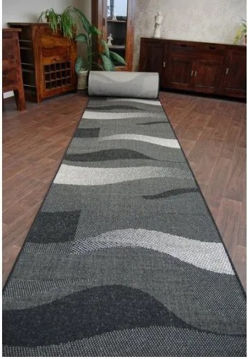 Behúň FLOORLUX SIZAL 20212 čierny/strieborný