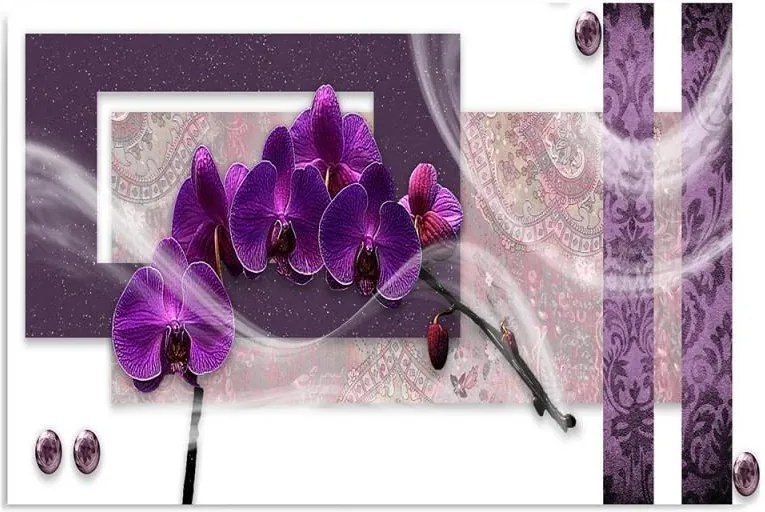 Obraz CARO - Purple Orchid 40x30 cm