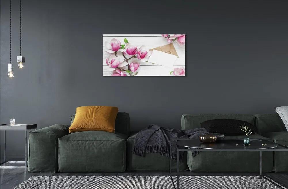 Sklenený obraz Magnolia dosky 120x60 cm