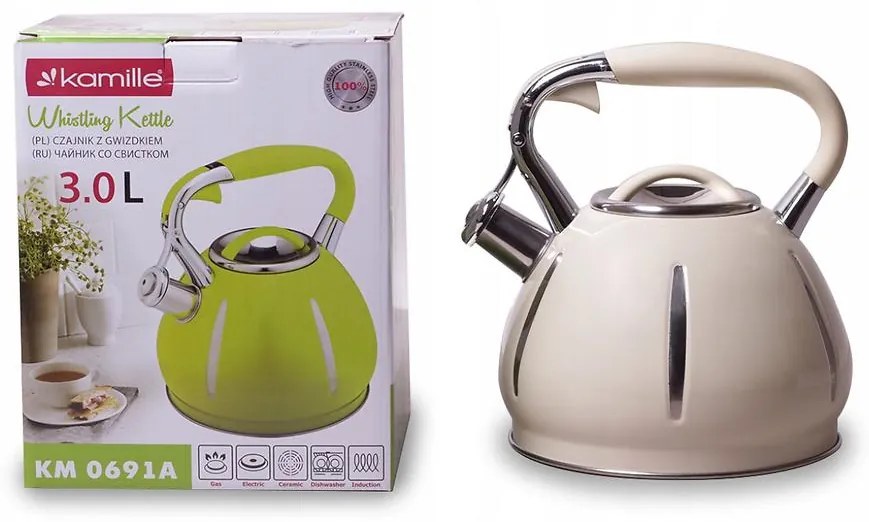 Čajník s píšťalkou  3,0 L