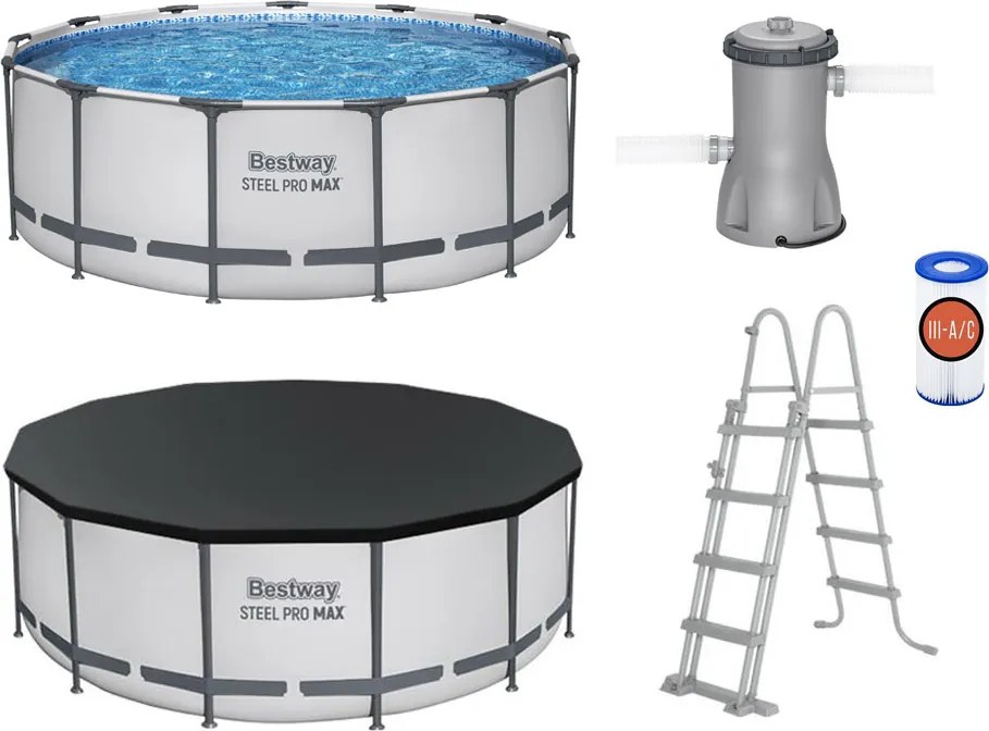 Rámový bazén Bestway 396x122cm 8v1 5618W