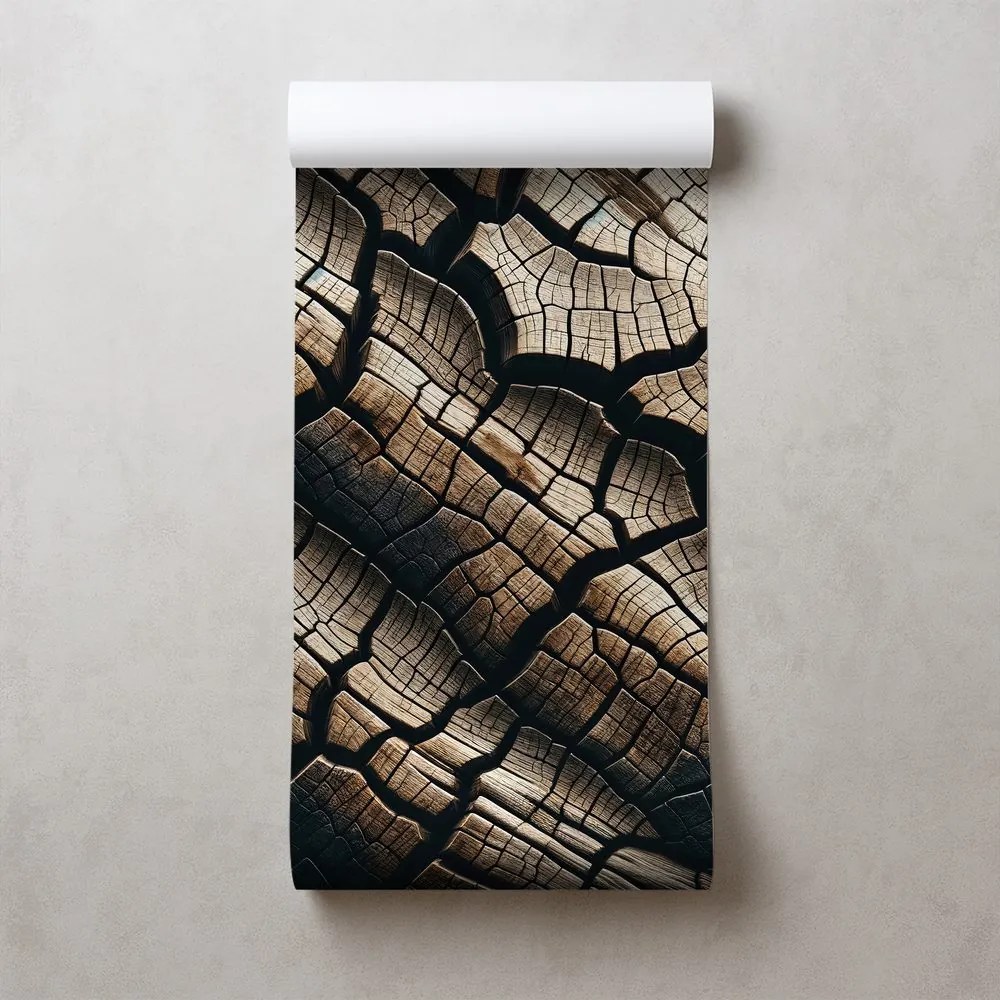 Tapeta prírodná textúra dreva