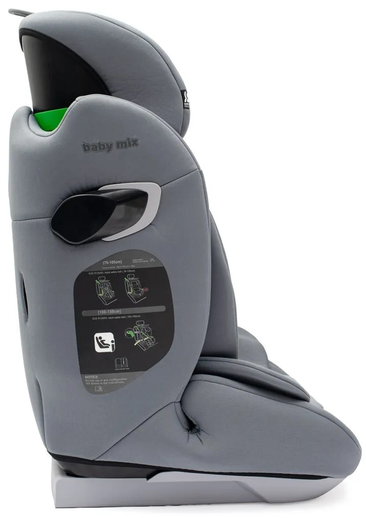 Autosedačka BABY MIX HERO PRO I-SIZE grey 2026