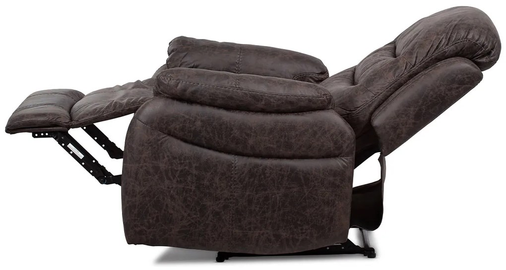 polohovateľné kreslo COZY BROWN