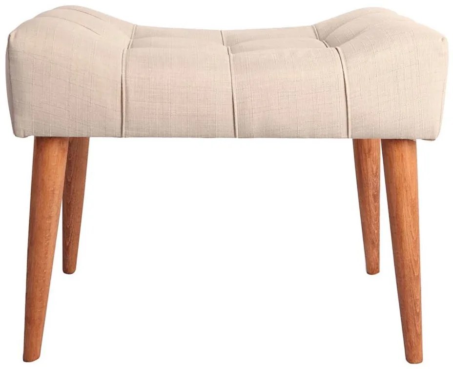 Taburet LUMI 40x58 cm krémový