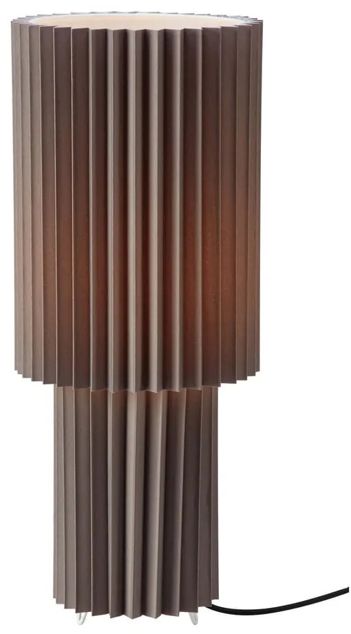 Sivá stolová lampa s textilným tienidlom (výška 45 cm) Catis – Markslöjd
