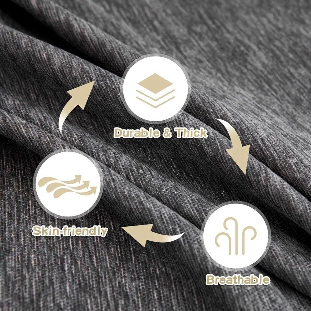 Tmavosivý 2-miestny poťah na pohovku Talo – Filumi