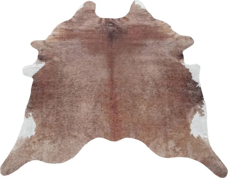 Ayyildiz, AKCIA: 100x135 tvar kožešiny cm Kusový koberec Etosha 4112 brown (tvar kožušiny), hnedá, chodba / predsieň