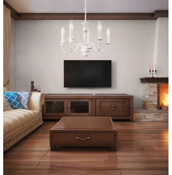 Eglo 49851 - Luster CAPOSILE 5xE14/40W/230V