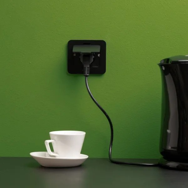 Solight 5B322B - Vonkajšia vstavaná podlahová zásuvka IP55 čierna obdĺžnikový