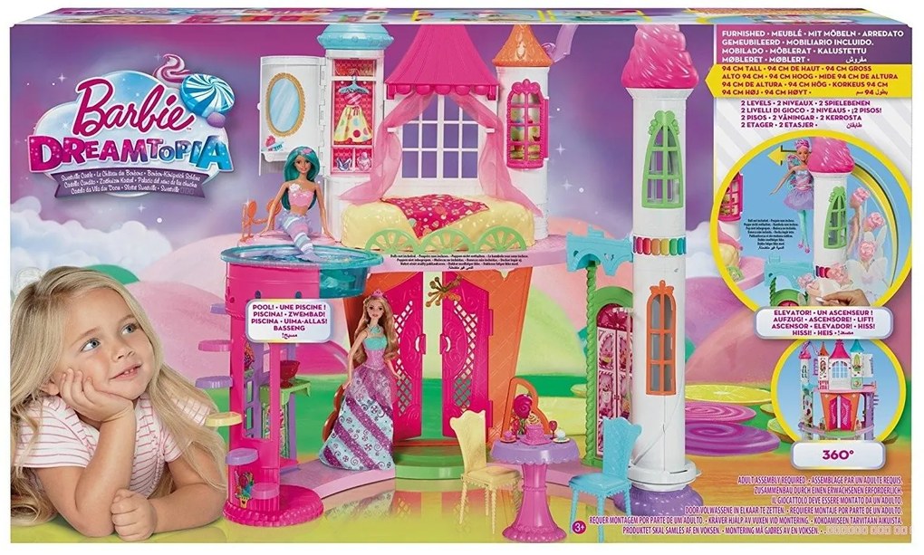 Mattel Barbie Barbie Zámok zo Sladkého kráľovstva DYX32 424669