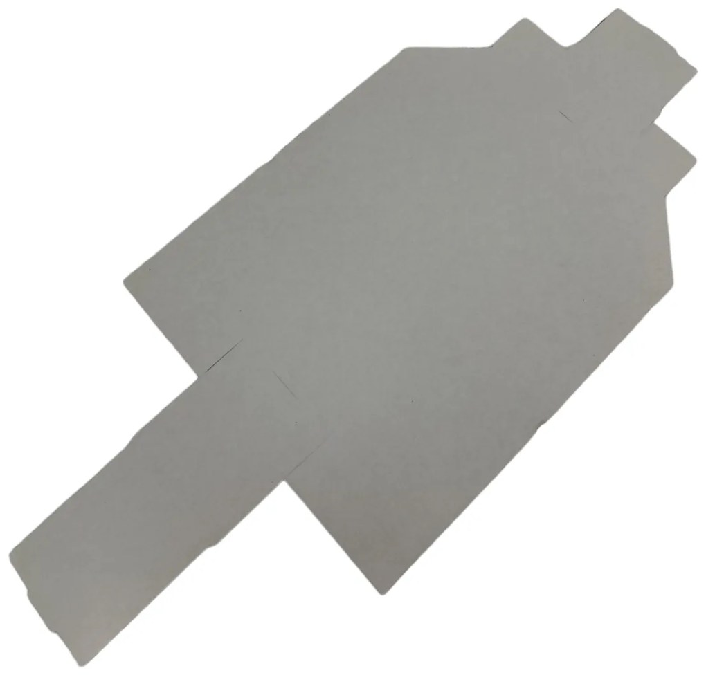 Úložné boxy na oblečenie, organizéry do skrine BIELY KARTÓN 15x47 cm