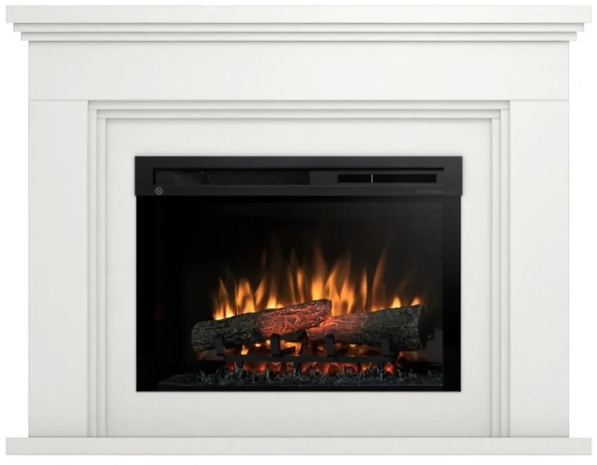 Elektrický krb Adrilla 26 biely mat