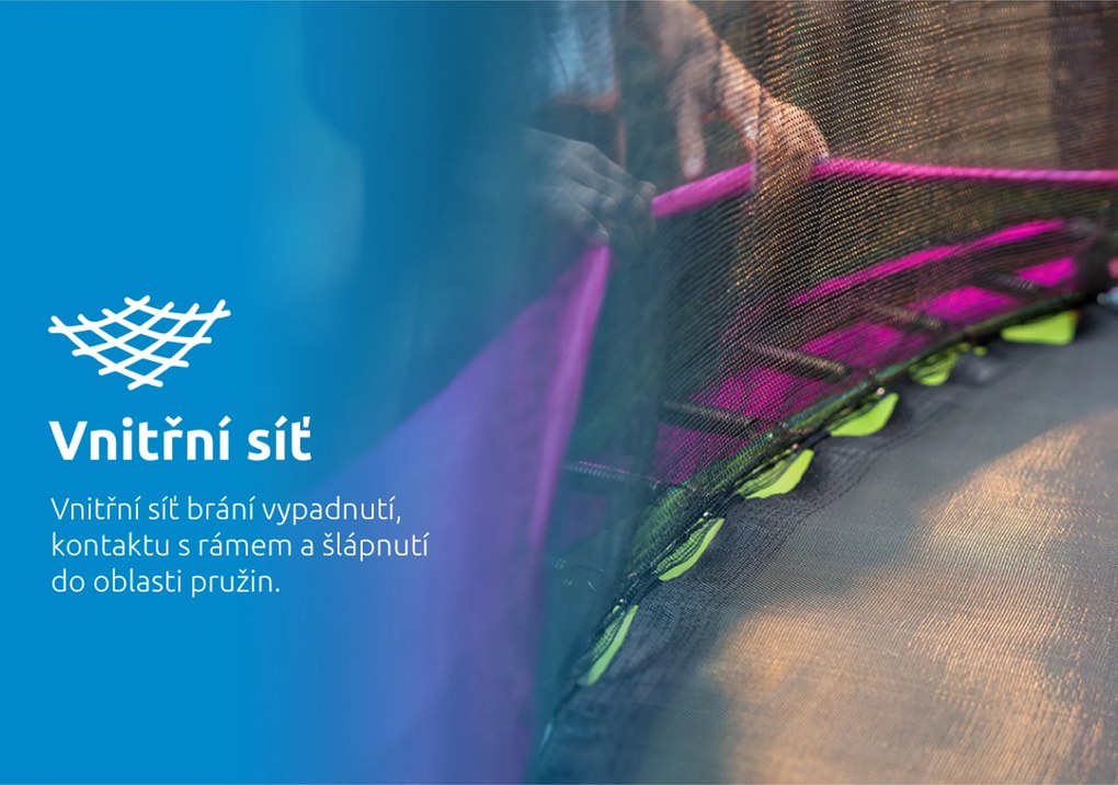 Marimex | Trampolína Marimex Standard 244 cm ružová + ochranná sieť + rebrík ZADARMO | 19000110