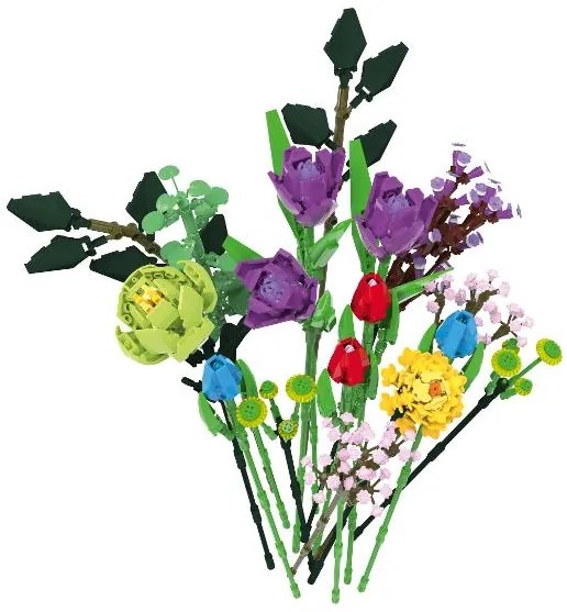 lupilu® Stavebnica - kytica kvetov (lúčne kvety) (100395027)