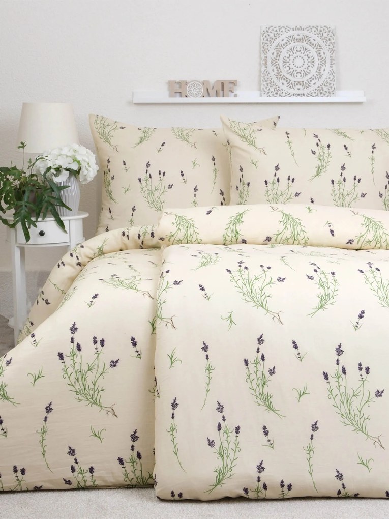 Flanelové obliečky - Levanduľa 02