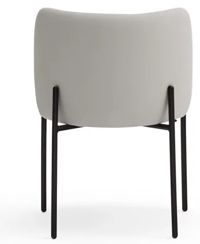 Svetlosivé čalúnené jedálenské kreslá v súprave 2 ks Mogi – Teulat