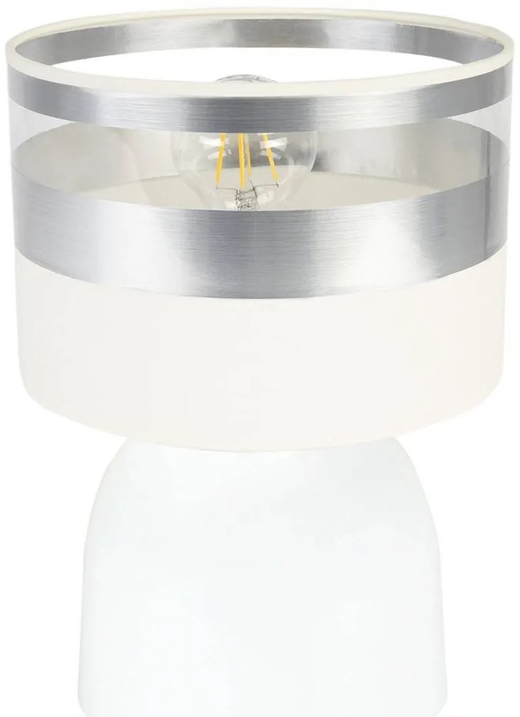 Stolná lampa Intense Chrome, 1x textilné tienidlo (výber zo 6 farieb), (výber z 3 farieb konštrukcie)