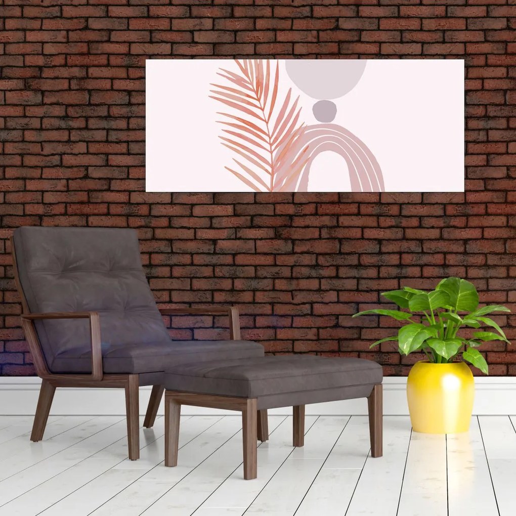 Obraz - Fialový minimalizmus N⁰1 (120x50 cm)