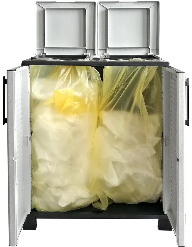 ARTPLAST Skriňa na triedený odpad Linea Family 2dv/2víka