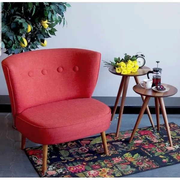 Kreslo JENI červené