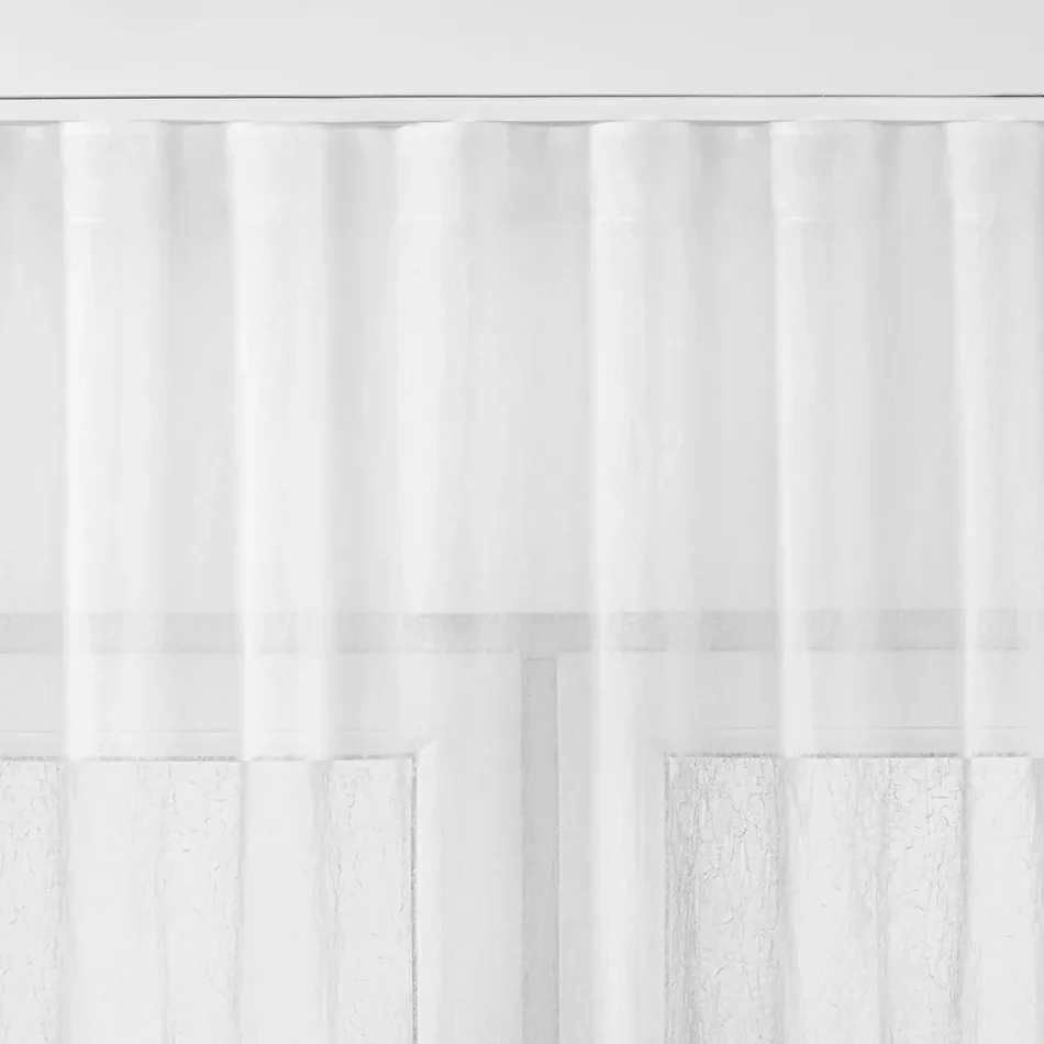 Homede Záclona Kresz Wave Tape, biela, 280 x 290 cm