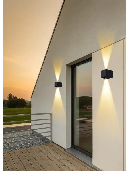 Immax 08489L - LED solárne nástenné svietidlo so senzorom LED/2W/5V IP54