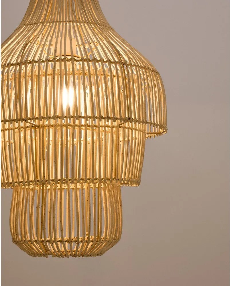 Ratanové tienidlo v prírodnej farbe ø 38 cm Janoa – Kave Home