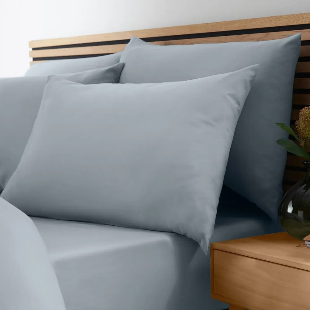 Sivomodrá napínacia plachta 90x190 cm So Soft Non–Iron – Catherine Lansfield