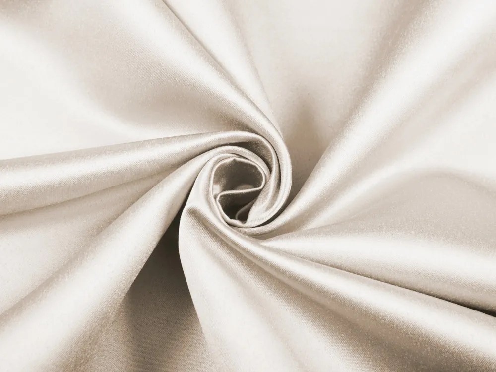 Biante Saténový obdĺžnikový obrus polyesterový Satén LUX-032 Krémový 80x120 cm
