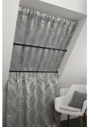 Rozperná tyč 26/23 mm čierna mat, 80 - 130 cm