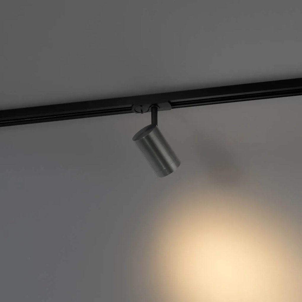 Moderný reflektor Gunmetal pre 1-fázový koľajnicový systém - Iconic Jeana