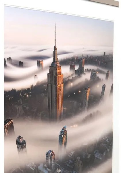 New York Storm obraz sklenený
