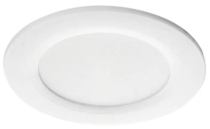KANLUX Stropné bodové vstavané LED osvetlenie IVAN, 4,5W, denná biela, 83mm, guľaté, IP44, biele