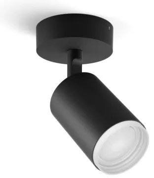 Philips - LED RGBW Stmievateľné bodové svietidlo Hue FUGATO 1xGU10/4,2W/230V čierna